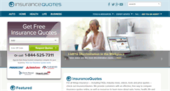 Desktop Screenshot of insurancequotes.com